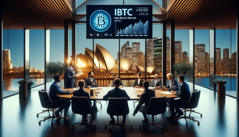 Asset managers discussing their application for a spot Bitcoin ETF in Australia