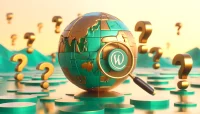 Globe representing Wikipedia