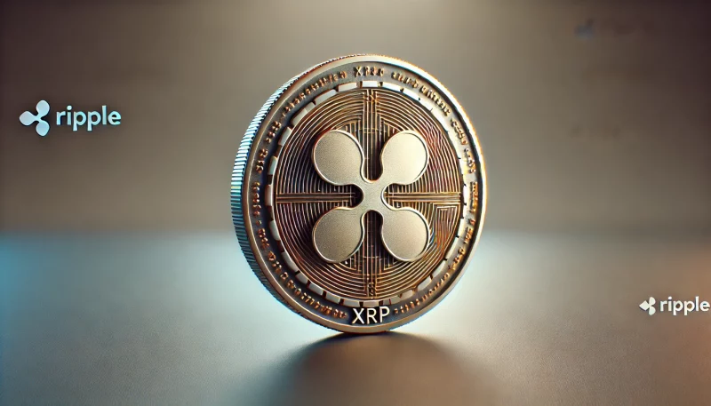 photorealistic rendering of a ripple xrp coin