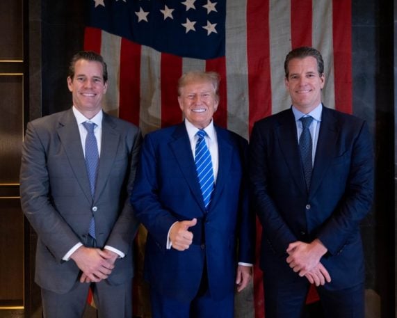 Winklevoss twins get Bitcoin donation refund from Trump campaign: Bloomberg