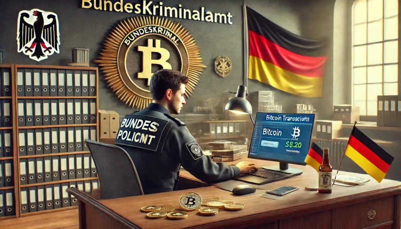 German officer transferring Bitcoin to centralized exchanges
