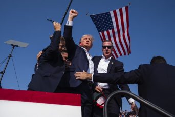 Donald Trump shooting incident at Butler, Pennsylvania.