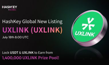 HashKey Global launches 4th Launchpool: UXLINK (UXLINK) lock USDT & UXLINK to earn from 1,400,000 UXLINK prize pool