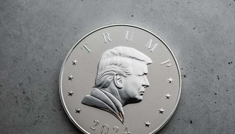 Trump coin image