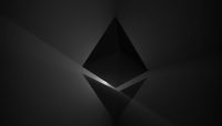 Dark and abstract Ethereum illustration