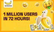 Ton game &#8216;Banana&#8217; hits 1M users in 72 hours