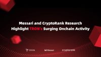 Messari and CryptoRank Research highlight TRON&#8217;s surging onchain activity