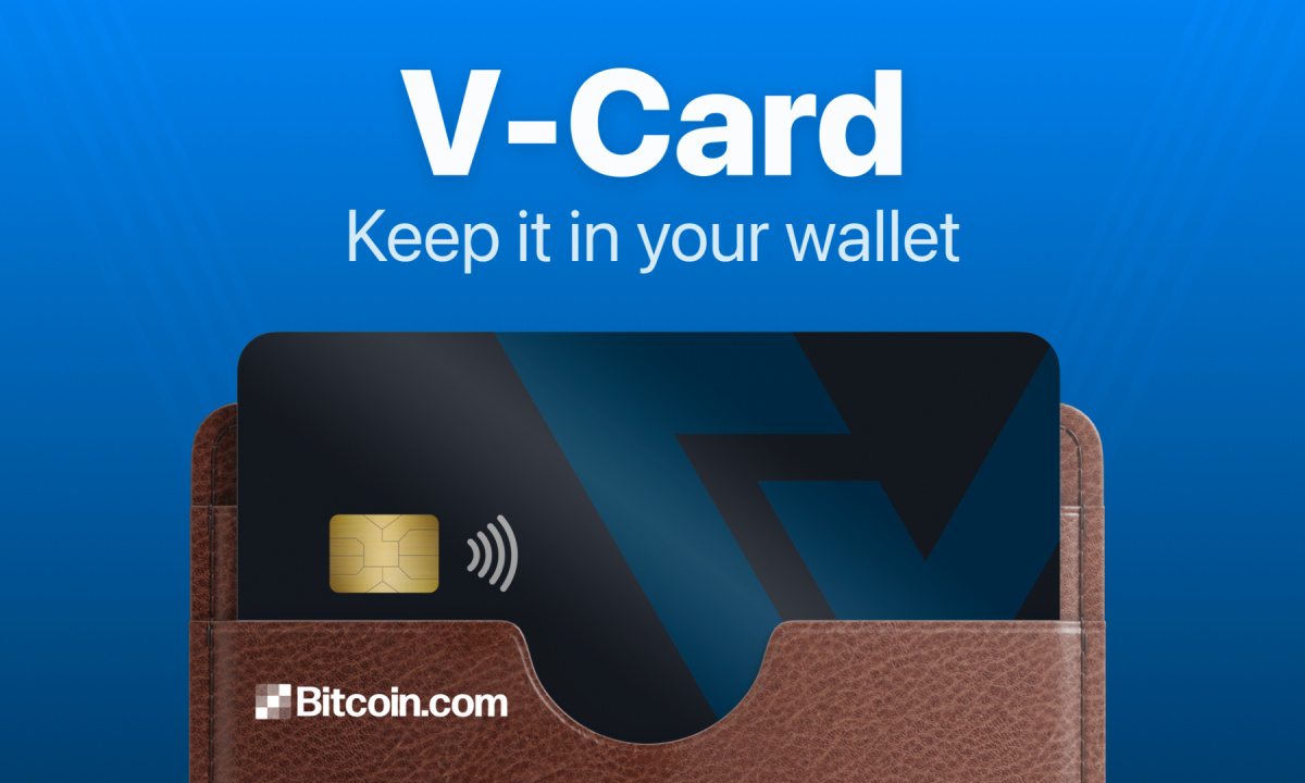 Bitcoin.com launches V-Card debit card in self-custody Bitcoin and crypto  DeFi wallet app
