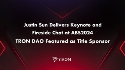 Justin Sun delivers keynote and fireside chat at ABS2024, TRON DAO featured as title sponsor