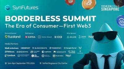 Borderless Summit to explore the era of consumer-first Web3 during TOKEN2049 Singapore