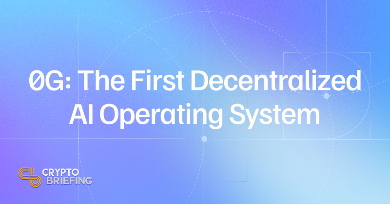 0G begins first decentralized AI operating system