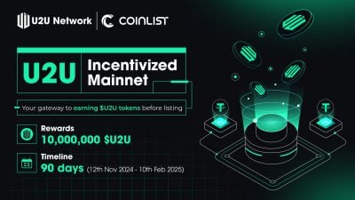 CoinList to develop the DePIN market with the first DePIN collaboration with U2U Network this Q4