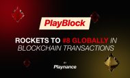 PlayBlock rockets to #8 globally in blockchain transactions and turnover following DappRadar listing