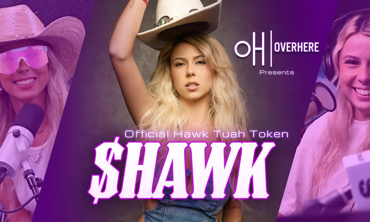 Web3 Launchpad & platform OverHere launches $HAWK – Haliey Welch’s official “Hawk Tuah” memecoin