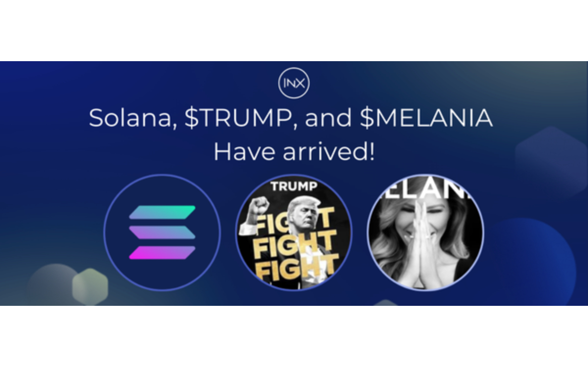 INX announces the listing of $TRUMP, $MELANIA, and Solana (SOL) - Crypto  Briefing