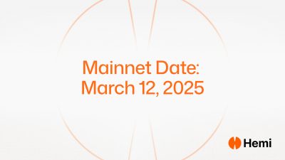 Hemi launching mainnet on March 12, uniting the Bitcoin and Ethereum ecosystems into a single supernetwork