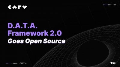 CARV’s D.A.T.A. framework goes open source – empowering AI agents with economic self-awareness