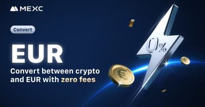 MEXC officially lists EUR on Convert with zero fees for fast and effortless trading