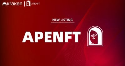 APENFT lists on Kraken with $90,000 Reef Program airdrop, expanding TRON's global footprint