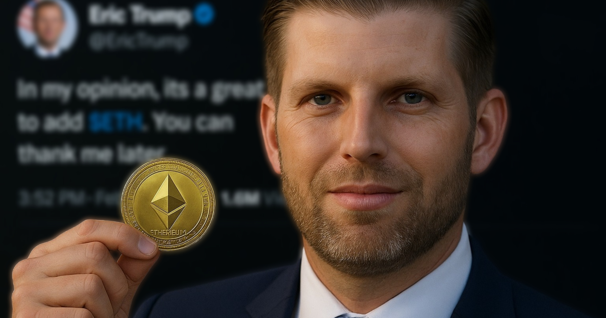 Ethereum price almost doubles post-Pectra upgrade, nears Eric Trump promo  high