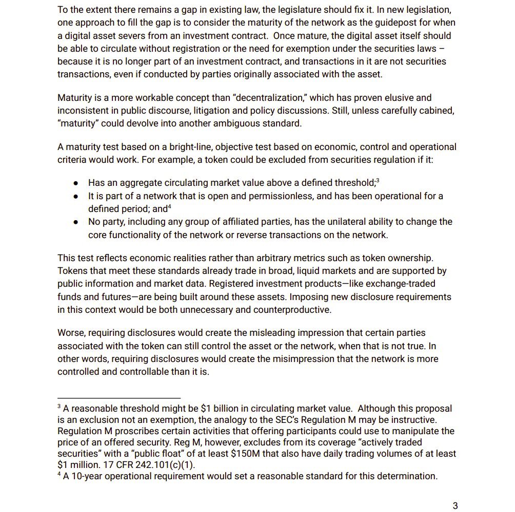 Ripple proposes "network maturity" test to determine when crypto tokens stop being securities 2 Ripple proposes "network maturity" test to determine when crypto tokens stop being securities