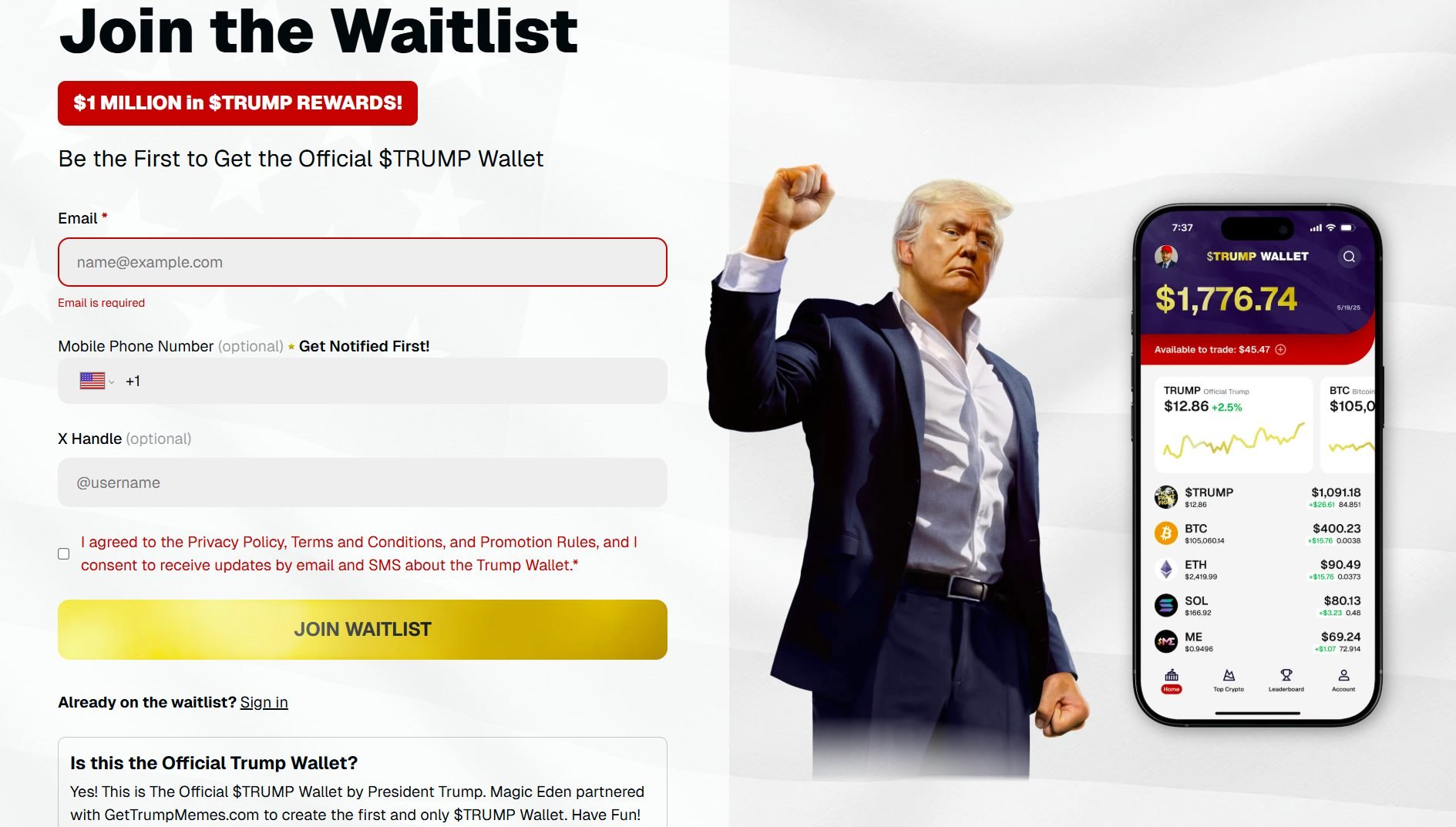 Trump to launch crypto wallet and app