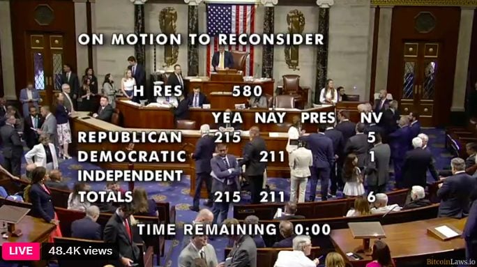 House advances GENIUS and Clarity acts in second procedural vote