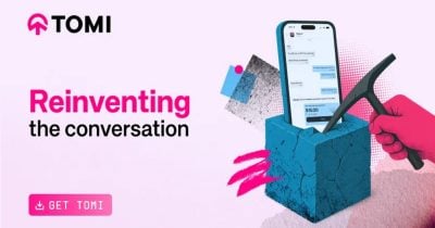 eee2ea94-355b-4312-953d-41c9303ef038.jpg TOMI app launches the super app of Web3: intuitive crypto-native messaging and built-in monetization tools to simplify payments
