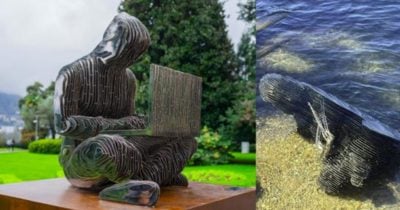Satoshi Nakamoto statue gets stolen, smashed, and lake-dumped in Lugano