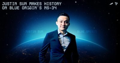 Justin Sun makes history as youngest Chinese commercial astronaut