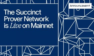 PR_17543564484PkKDDChjb Succinct, the first decentralized prover network, launches on mainnet