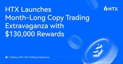 HTX launches month-long copy trading extravaganza with $130,000 rewards