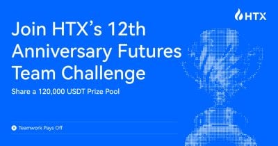 HTX 12th Anniversary Futures Team Challenge and share a 120,000 USDT prize pool