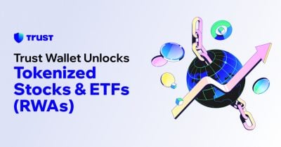 Trust Wallet brings tokenized stocks & ETFs onchain for 200M+ users worldwide