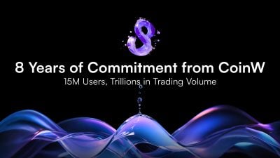Header_1756893400mrA98XTZ9T CoinW celebrates 8 years of commitment with 15M users and trillions in trading volume