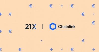60412678-3f36-4ade-b275-e93f31237a4b.jpg First EU-regulated on-chain exchange 21X taps Chainlink for tokenized securities