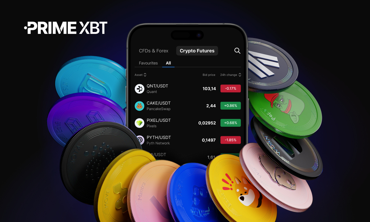 PrimeXBT expands crypto futures with 101 new coins, delivering  best-in-class trading conditions - Crypto Briefing