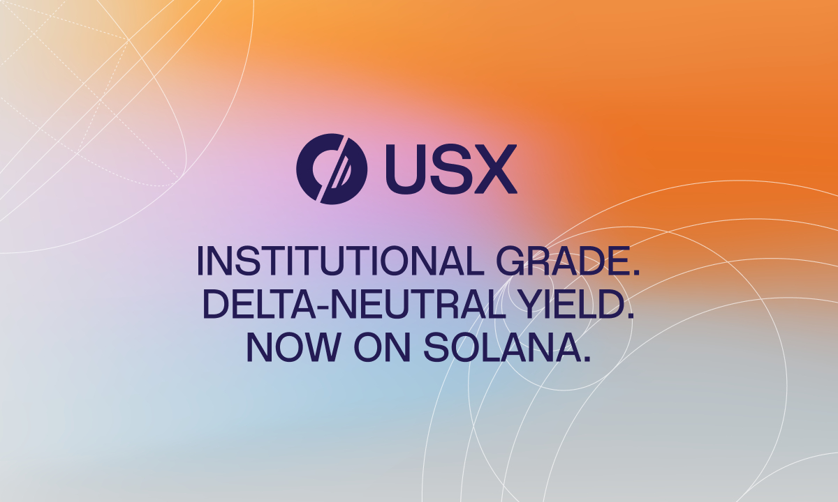 Solstice Finance officially launches USX, a Solana-native stablecoin with  $160M deposited TVL