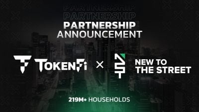 TokenFi and New to the Street announce national media partnership to reach 219M+ households