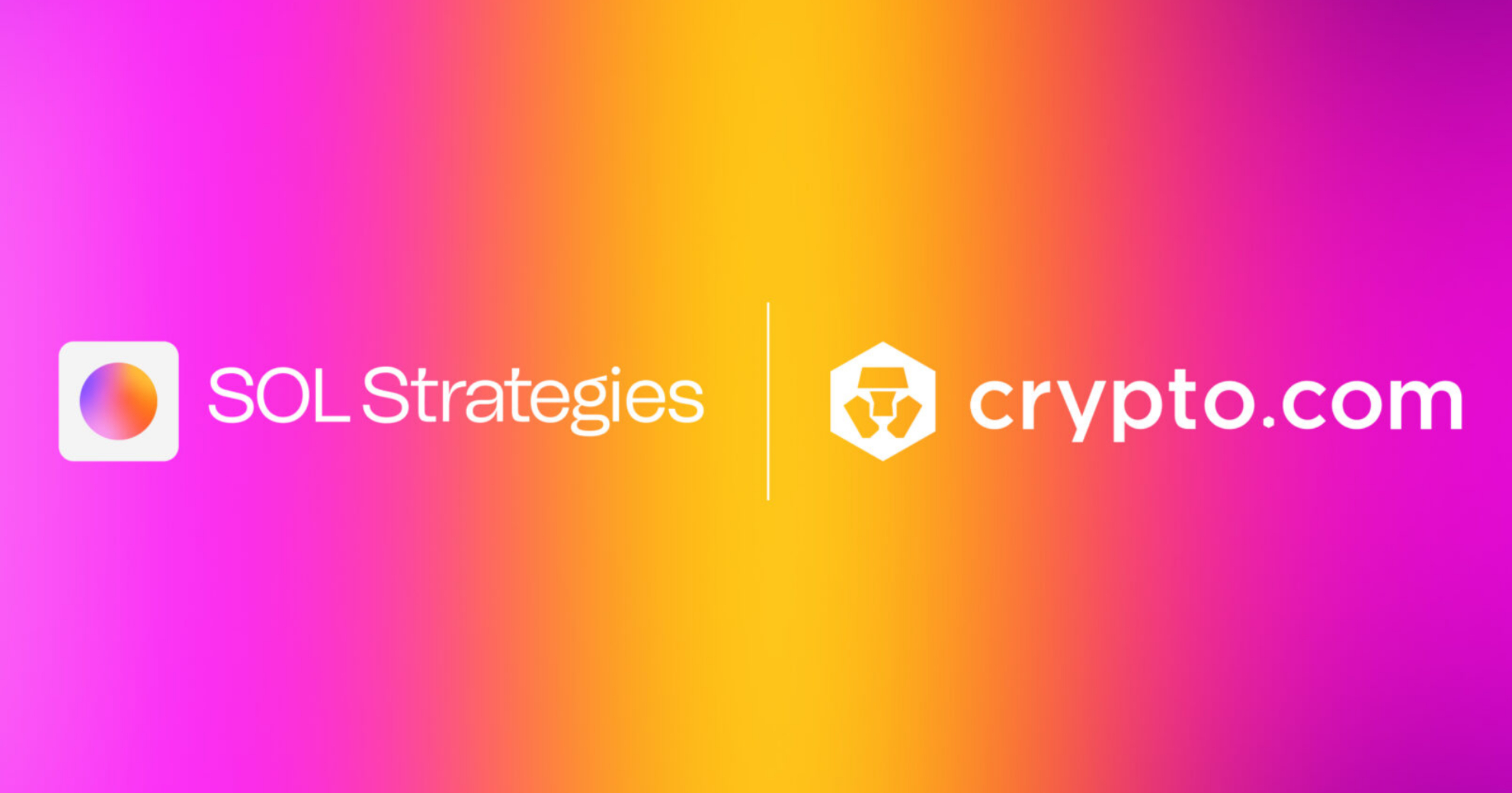 Crypto.com and Sol Strategies team up for enhanced treasury management
