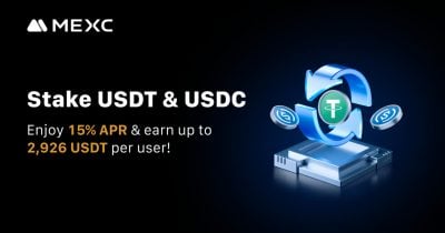 MEXC launches USDT & USDC Staking Gala