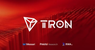 a568b0c7-8ac5-4ba4-ae92-d97e130fc234.jpg TRON protocol revenue hits all-time high of $1.2 billion in Q3 as Messari, Presto, and RWA.io analyze ecosystem growth
