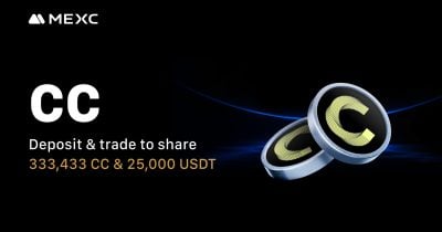 MEXC lists Canton Network (CC) with zero-fee trading and airdrop rewards