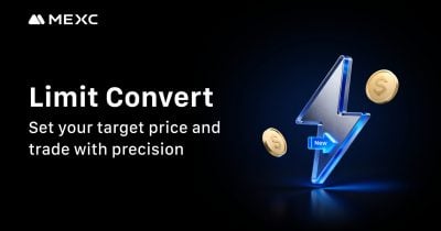 MEXC launches Limit Convert feature to enhance price control and capital efficiency