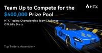 HTX Trading Championship Team Challenge starts for the $400,000 prize pool
