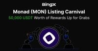BingX among the first exchanges to list Monad (MON), enabling early access for users