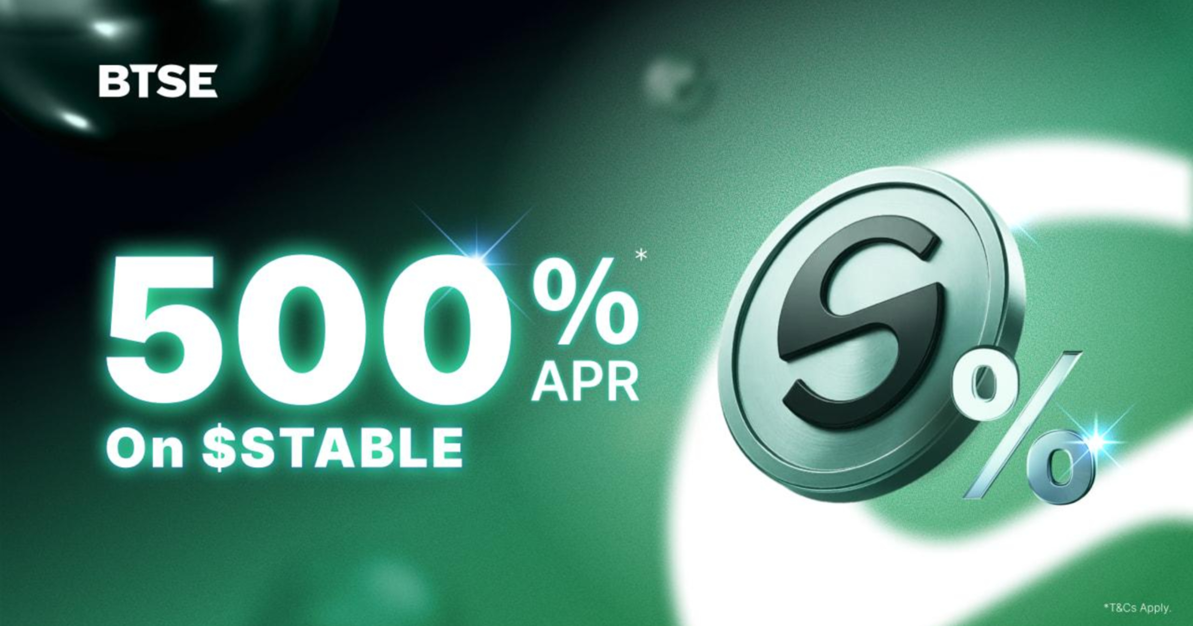 BTSE unveils stable staking: a major initiative offering up to 500% APR