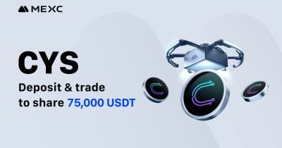 MEXC lists Cysic with zero-fee trading and 75,000 USDT Airdrop rewards
