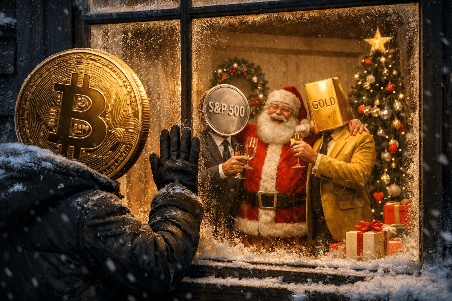 Crypto misses the Santa rally as gains head to equities and metals - Crypto  Briefing