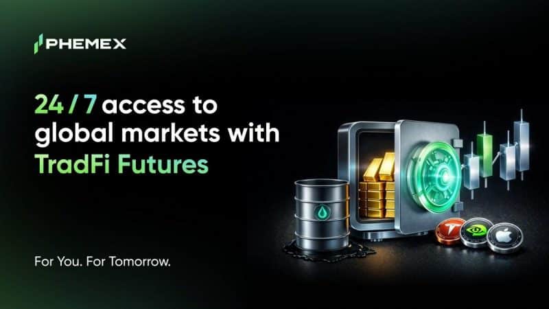 Phemex introduces 24/7 TradFi futures trading with 0-fee carnival, creating an all-in-one trading hub
